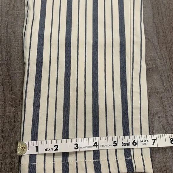 LOFT Blue & White Striped Pants โ Size 0 โ Nautical Chic! โ๐ฅ๏ธ - Picture 11 of 11